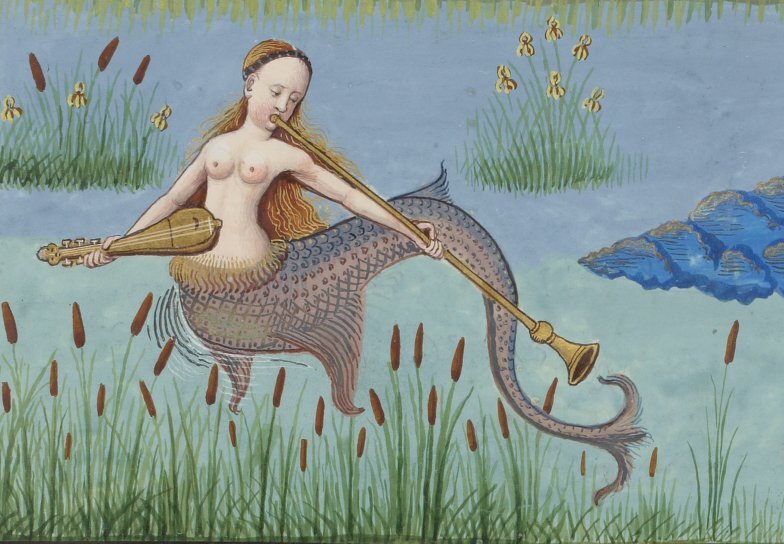 Mermaid from La Bibliothèque nationale de France